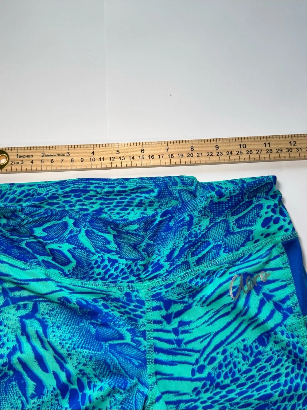 Aeropostale Blue and Teal Patterned Leggings